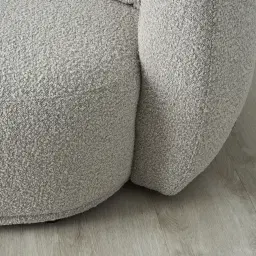 Everett Sea Grey Boucle 3 Seater Sofa