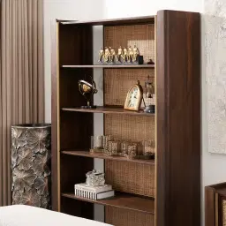 Posy Elongated Antique Gold Vase - Small