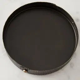 Candice Clear Glass Gilded Dark Bronze Corrugated Cloche