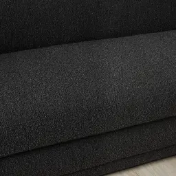Clementine Black Boucle 3-Seater Sofa