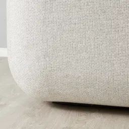 Clementine Dove Grey Woven 2-Seater Fabric Sofa