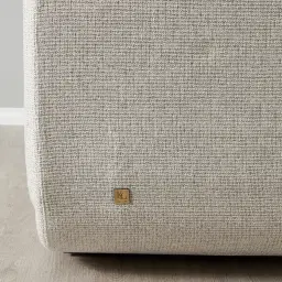 Clementine Dove Grey Woven 2-Seater Fabric Sofa