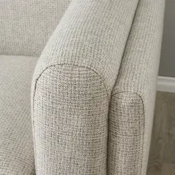 Clementine Dove Grey Woven 2-Seater Fabric Sofa