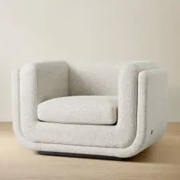 Clementine Dove Grey Woven Fabric Occasional Chair