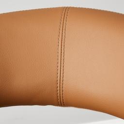 Moulin Walnut Vegan Leather 66cm Counter Stool - Brushed Gold Legs