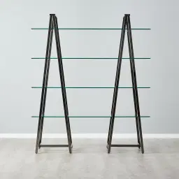 Paxton Black Nickel Stainless Steel Shelf