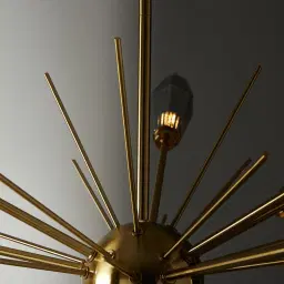 Dragonfly Smoke Grey Glass Chandelier 