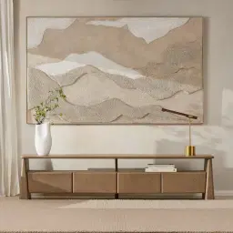 Kaia Brushed Gold Metal Table Lamp Walnut Metal Shade