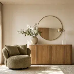 Marga White Marble Table Lamp Brushed Gold Metal Shade