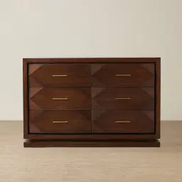 Xandra Dark Walnut Veneer Sideboard 
