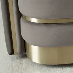 Crown Mushroom Velvet Occasional Chair