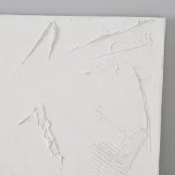 White Textured Abstract Painting