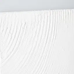 White Textured Abstract Painting