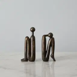 Desolation Bronze Resin Bookends