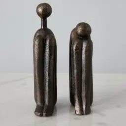 Desolation Bronze Resin Bookends