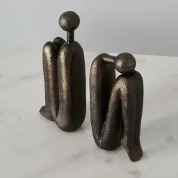 Desolation Bronze Resin Bookends
