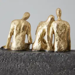 Collective Gold Resin Decorative