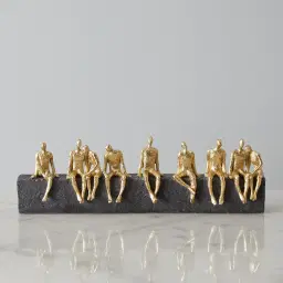 Collective Gold Resin Decorative
