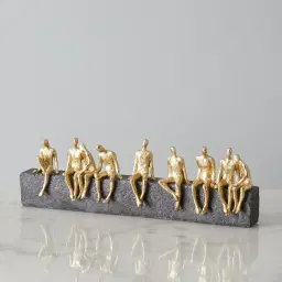 Collective Gold Resin Decorative