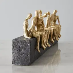 Collective Gold Resin Decorative