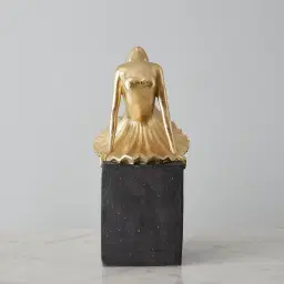 Alicia Ballerina Gold Resin Decorative
