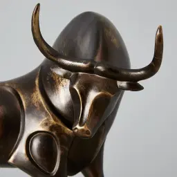 Taurus Bull Bronze Resin Decorative