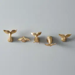 Heart of the Sea Gold Resin Wall Decor (Set of 5)