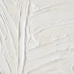 White Banana Leaves Painting