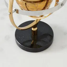 Armillary Sphere Champagne Gold Metal Decorative