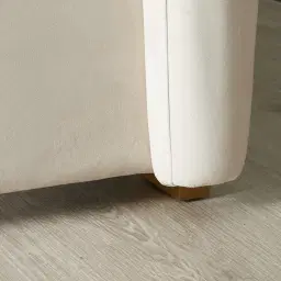 Madrid Cream Velvet King Bed