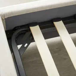 Madrid Cream Velvet King Bed