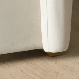 Madrid Cream Velvet Queen Bed