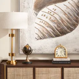 Seraphine Antique Brass Metal Globe Decorative