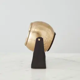 Jiffy Matte Antique Brass Clock
