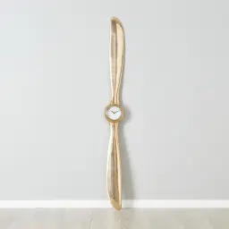 Time Keeper Matte Antique Brass Wall Clock