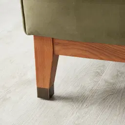 Astoria III Olive Green Velvet Occasional Chair