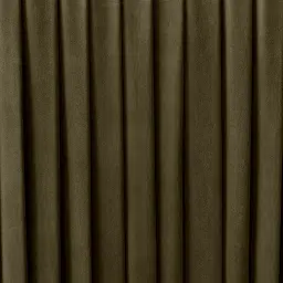 Crown Olive Green Velvet 3-Seater Sofa