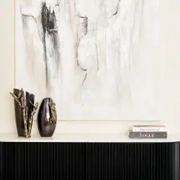 The Shadow Neutral Colours Abstract Painting