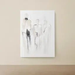 The Shadow Neutral Colours Abstract Painting