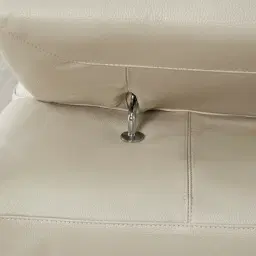 Elena Almond Cream Leather 2-Seater Electric Recliner