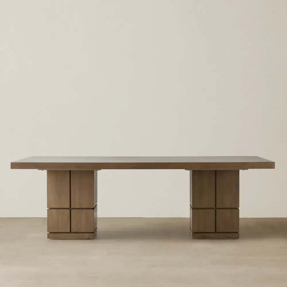 Portofino II Medium Brown Wooden Dining Table