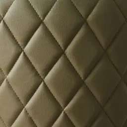 Arya II Sage Green Vegan Leather Dining Chair - Brushed Gold Metal Legs