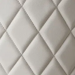 Arya II Glacier Grey Vegan Leather Dining Chair - Black Nickel Metal Legs