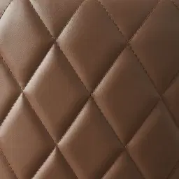 Arya II Tuscan Brown Vegan Leather 67cm Counter Stool - Brushed Gold Metal Legs