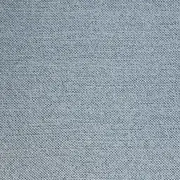 Hailey Light Blue Woven Fabric Dining Chair - Black Metal Legs