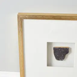 Purple Stone Shadow Box With Gold Frame
