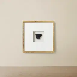 Purple Stone Shadow Box With Gold Frame