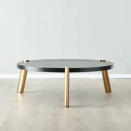 Dale II Round Coffee Table Large Espresso