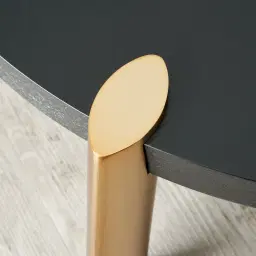 Dale II Round Coffee Table Small Espresso