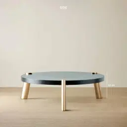 Dale II Round Coffee Table Small Espresso
